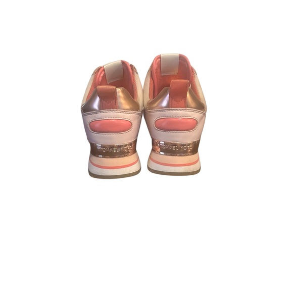 Michael Kors pink and white athletic sneakers - Picture 2 of 5